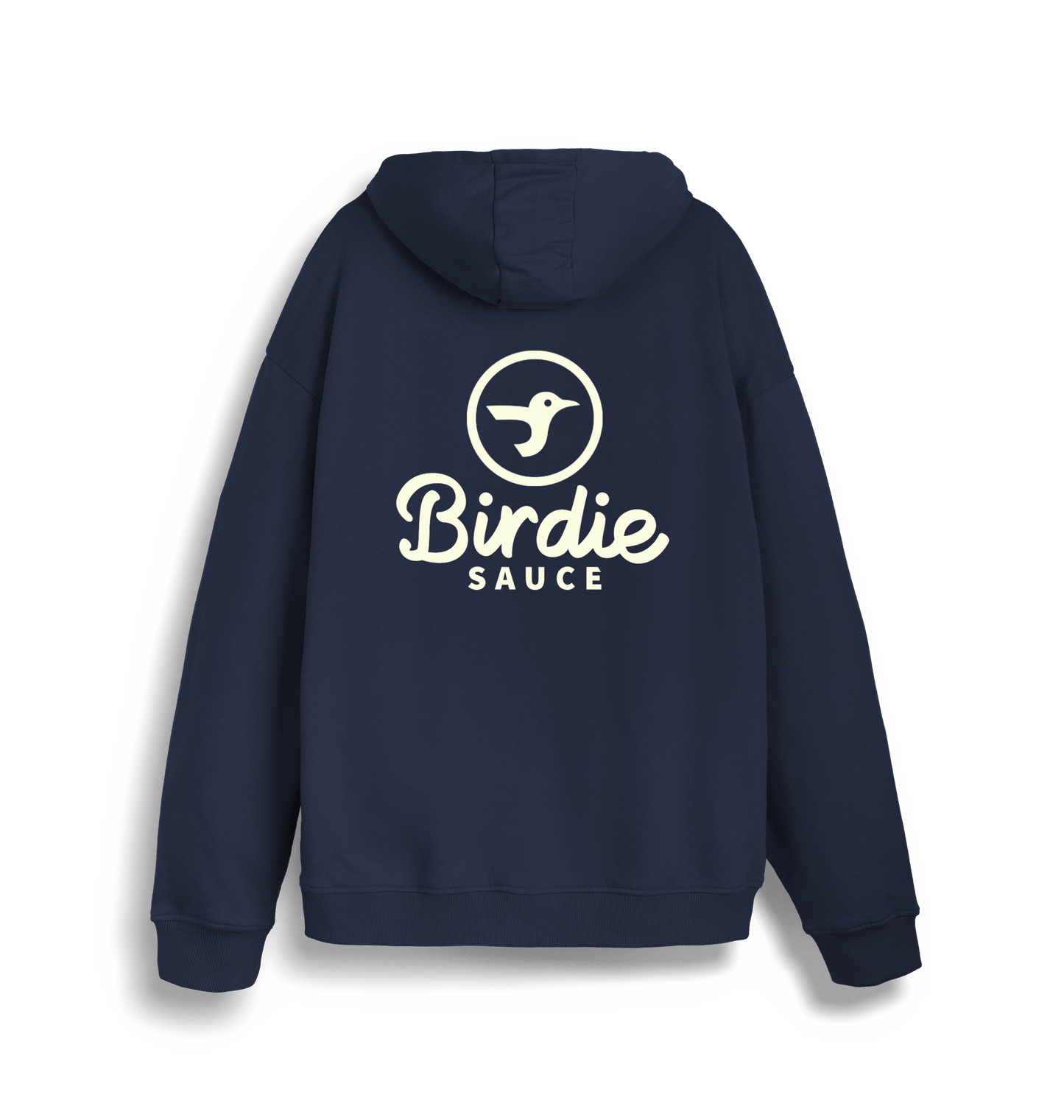 French Navy Printed Sweater Back