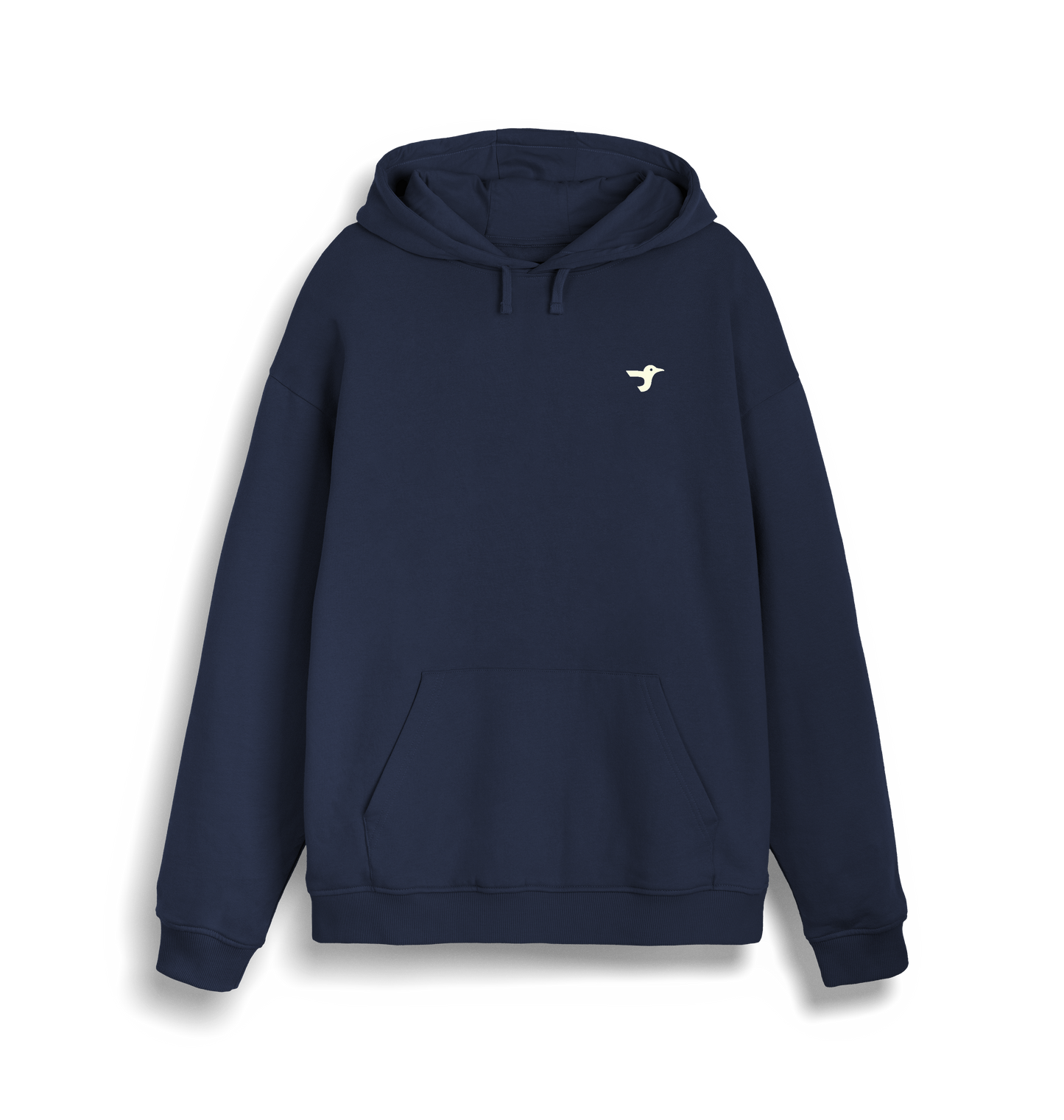 French Navy Printed Sweater Front