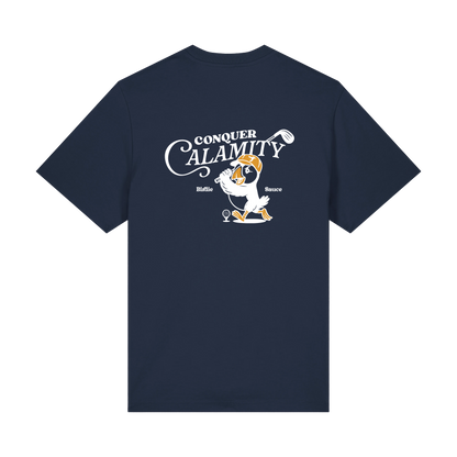 French Navy Printed T-shirt
