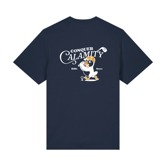 French Navy Printed T-shirt