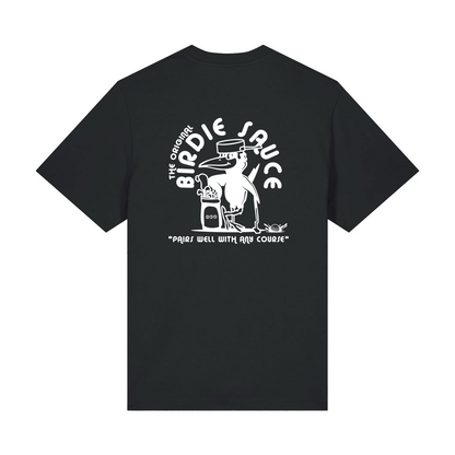 BIRDIE SAUCE OVERSIZED TEE - BLACK