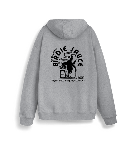 Heather Grey Printed Sweater Back
