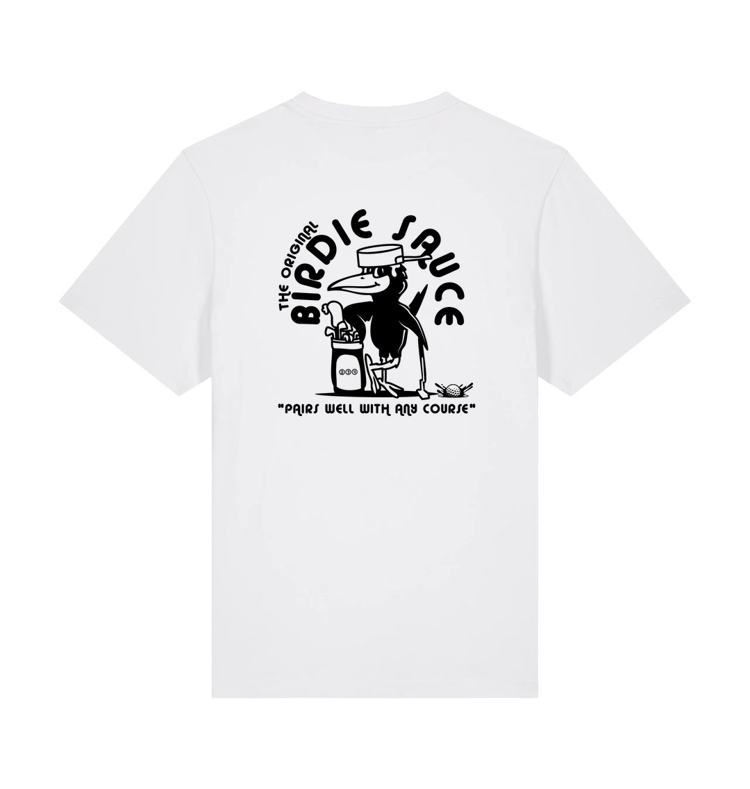 BIRDE SAUCE OVERSIZED TEE - WHITE