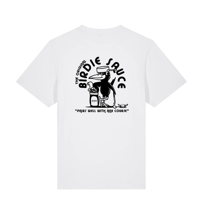 BIRDE SAUCE OVERSIZED TEE - WHITE