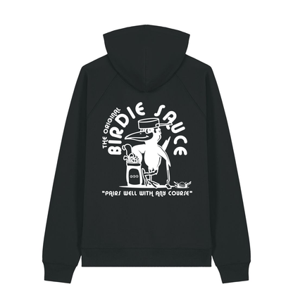 BIRDIE SAUCE OVERSIZED HOODIE - BLACK