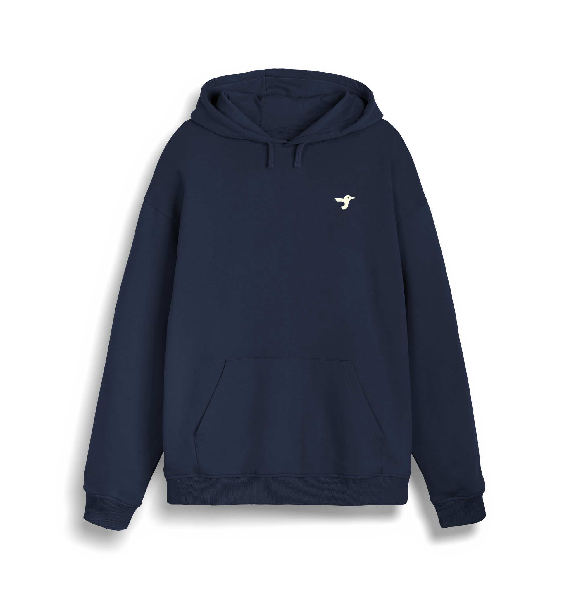 French Navy Printed Sweater Front