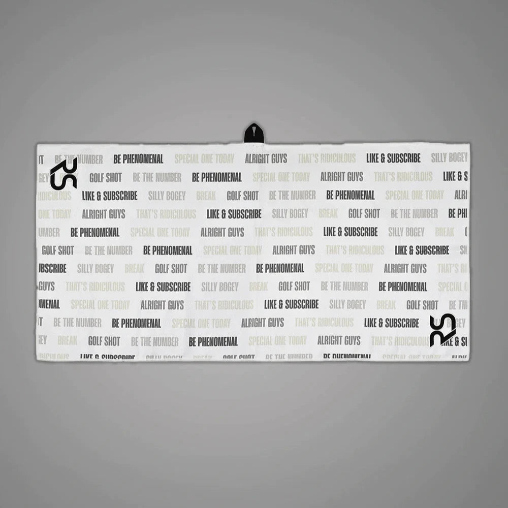 THE RS CATCHPHRASE GOLF TOWEL